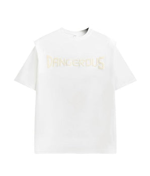 Tung Sung Twill Faux Two-Piece Printed Tee - Tung Sung