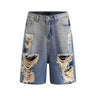 Tung Sung Distressed Ripped Jorts - Tung Sung