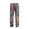 Tung Sung 3D Printed Digital Camouflage Pattern Straight Jeans - Tung Sung