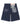 Tung Sung Chicano-Inspired Embroidered Script Jorts in Relaxed Fit - Tung Sung