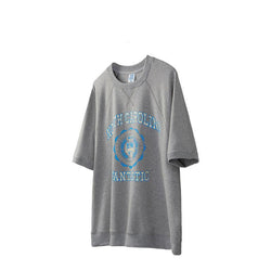 Badge Broken Spaceship Letter Print T-shirt 2448S23 - UncleDon JM