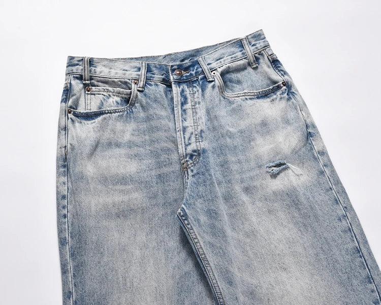 Blue Washed Vintage Jeans Q096 - UncleDon JM