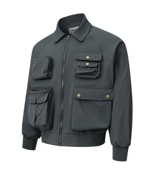 Tung Sung Retro 3D Multi-Pocket Tactical Pilot Jacket - Tung Sung