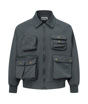 Tung Sung Retro 3D Multi-Pocket Tactical Pilot Jacket - Tung Sung