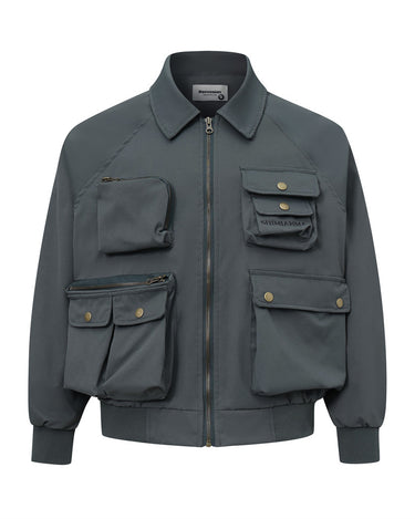 Tung Sung Retro 3D Multi-Pocket Tactical Pilot Jacket - Tung Sung