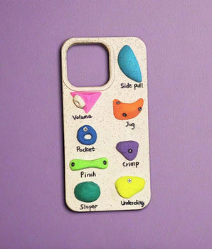 Phone Case Rock Climbing Holds Climber Bouldering Funny Wall Boulder Case B4