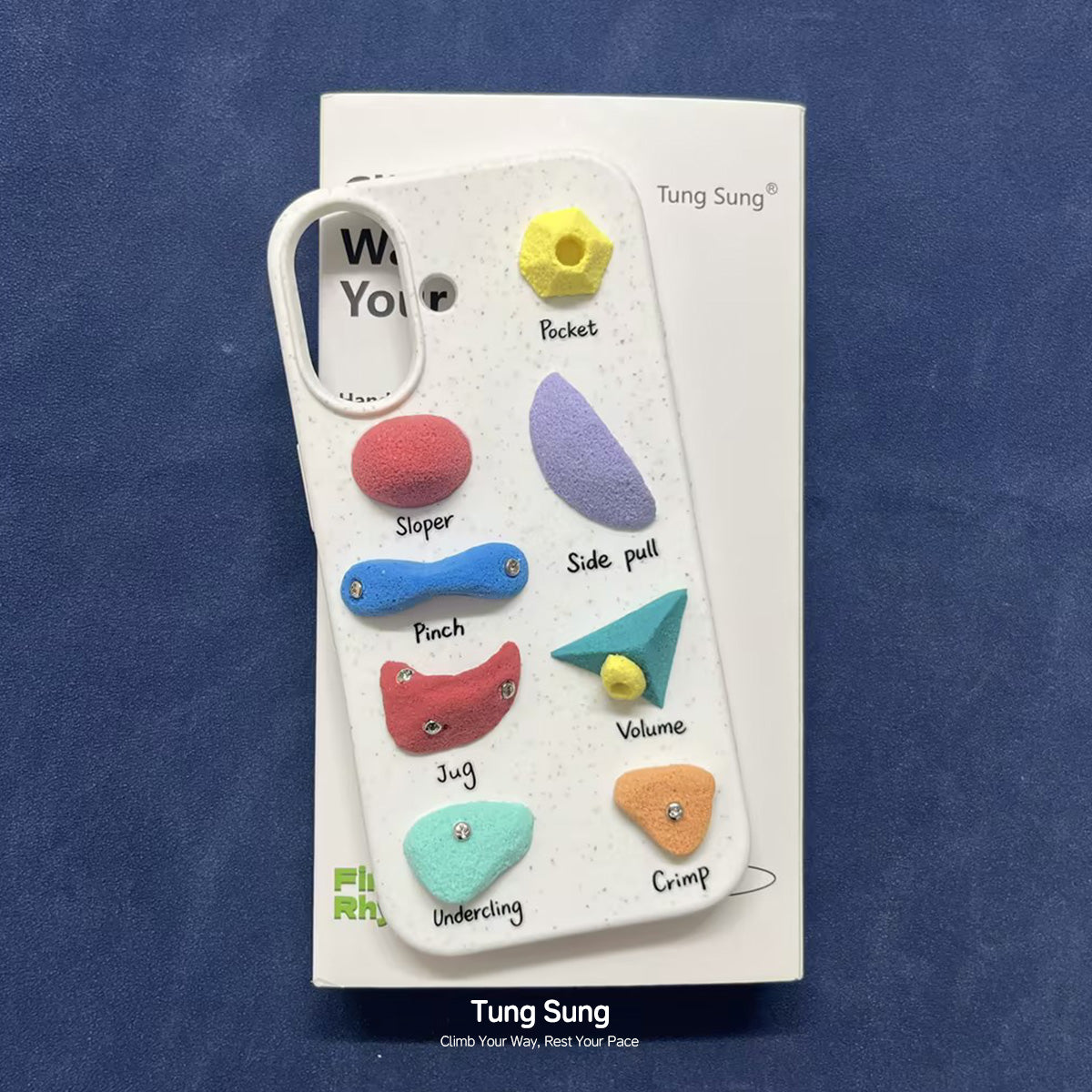 Tung Sung Handmade Climbing Hold Phone Case ''Matisse'' - B7