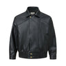 Tung Sung Retro Washed Crackled Leather Jacket - Tung Sung