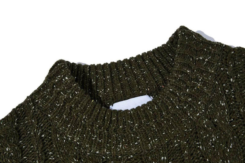 Campus Classic Retro Thick Twisted Snowflake Sweater GM2314 - UncleDon JM