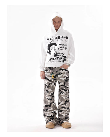 Tung Sung Retro Slogan Statement Cropped Hoodies - Tung Sung