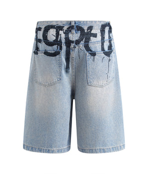 Tung Sung Graffiti Washed Jorts - Tung Sung