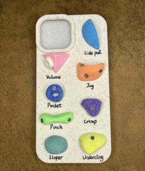 Phone Case Rock Climbing Holds Climber Bouldering Funny Wall Boulder Case B4