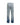 Tung Sung Retro-Styled Denim Jeans with Distressed Hems & Flame Applique Patches - Tung Sung