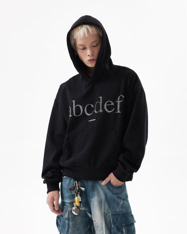 Tung Sung Vintage Embroidered Letters - Simple & Versatile Casual Short Hoodies - Tung Sung