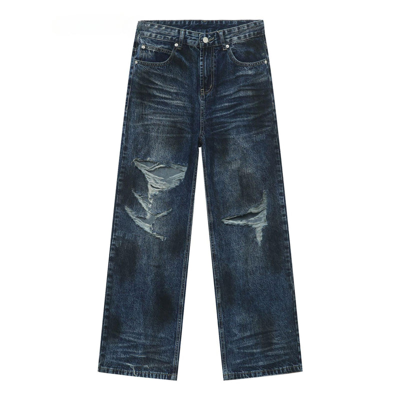 Distressed Ripped Jeans 580 - UncleDon JM