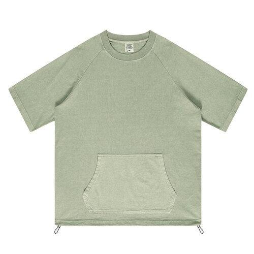 Drawstring Large Pocket T-shirt 7 Colour S1741 - UncleDon JM