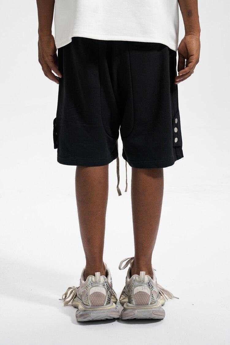 Drawstring Pocket Zipper Shorts 8349 - UncleDon JM