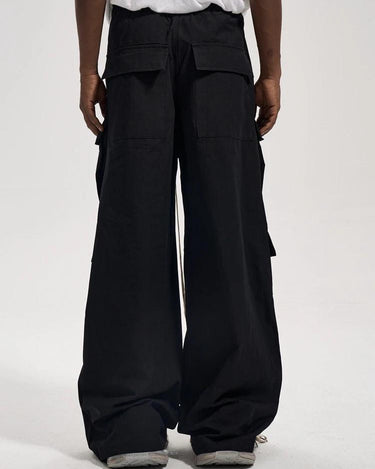 Tung Sung Black Zipper Fly Cargo Pants - Tung Sung