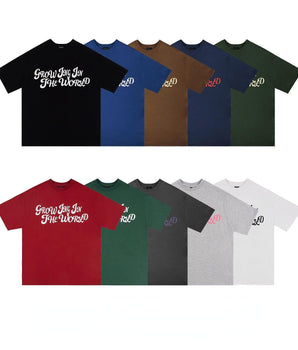 Tung Sung Daily Basics Print Hip-Hop Oversized Short-Sleeve Tee in 10 Colors - Tung Sung