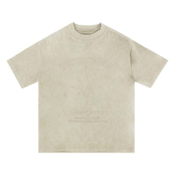 Embroidered Suede T-shirt S098 - UncleDon JM