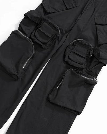 Tung Sung Black Multi-pocket Tactical Pants - Tung Sung