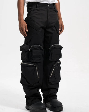 Tung Sung Black Multi-pocket Tactical Pants - Tung Sung