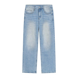 Frosted White Design Jeans M7D320 - UncleDon JM