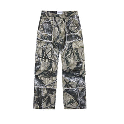 Jungle Camo Leaf Cargo Pants Z118 - UncleDon JM