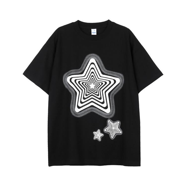 Pentagram Graphic T-shirt J276 - UncleDon JM