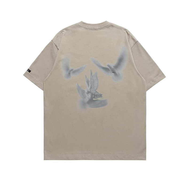 Pigeon Graphic T Shirt ED178 - UncleDon JM