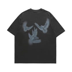 Pigeon Graphic T Shirt ED178 - UncleDon JM