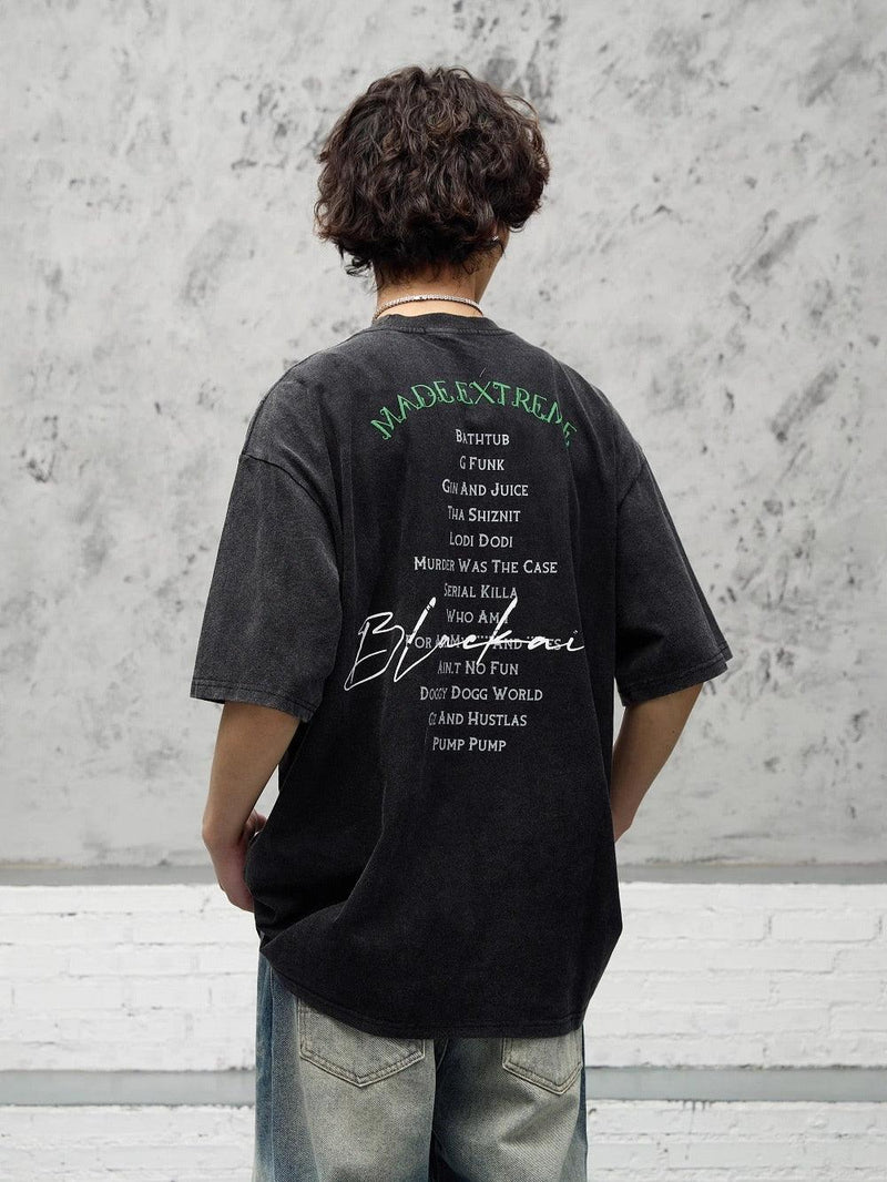 Rap Character Graphic T-shirt 3024 - UncleDon JM