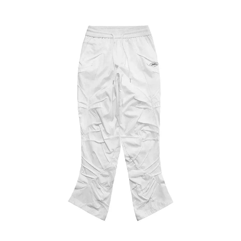 White Wrinkles Lightweight Pants CH22 - UncleDon JM
