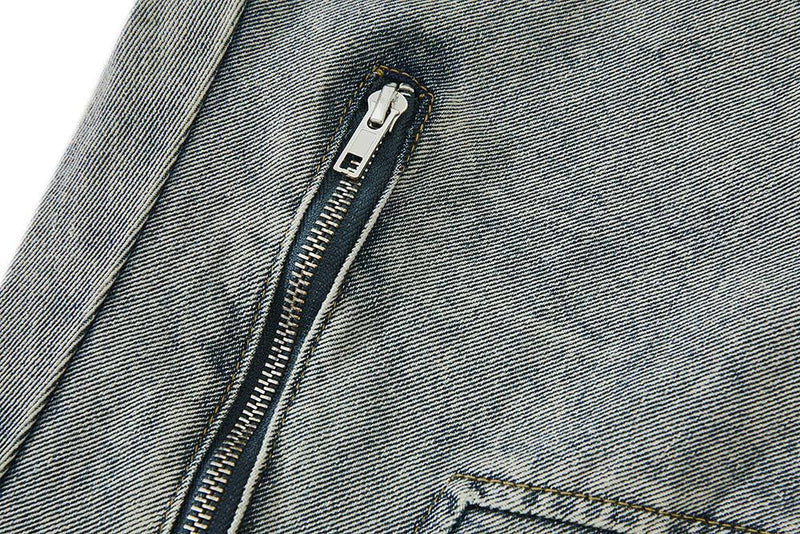 Zipper Drawstring Jeans DY866 - UncleDon JM