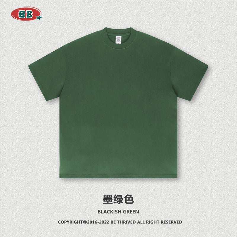 425G Drop Shoulder Blank Short Sleeve T-shirt S1722 - UncleDon JM