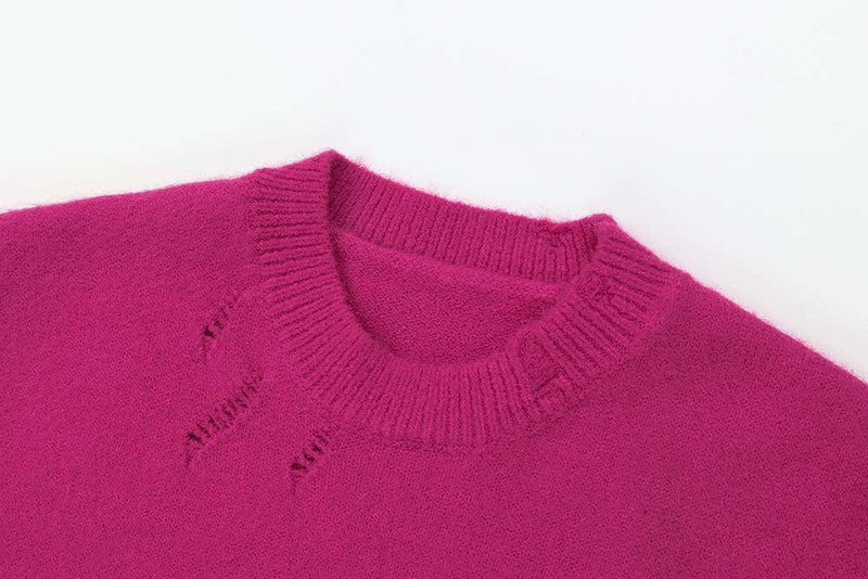 Embroidered English Slogan Dopamine Colored Woollen H079 - UncleDon JM