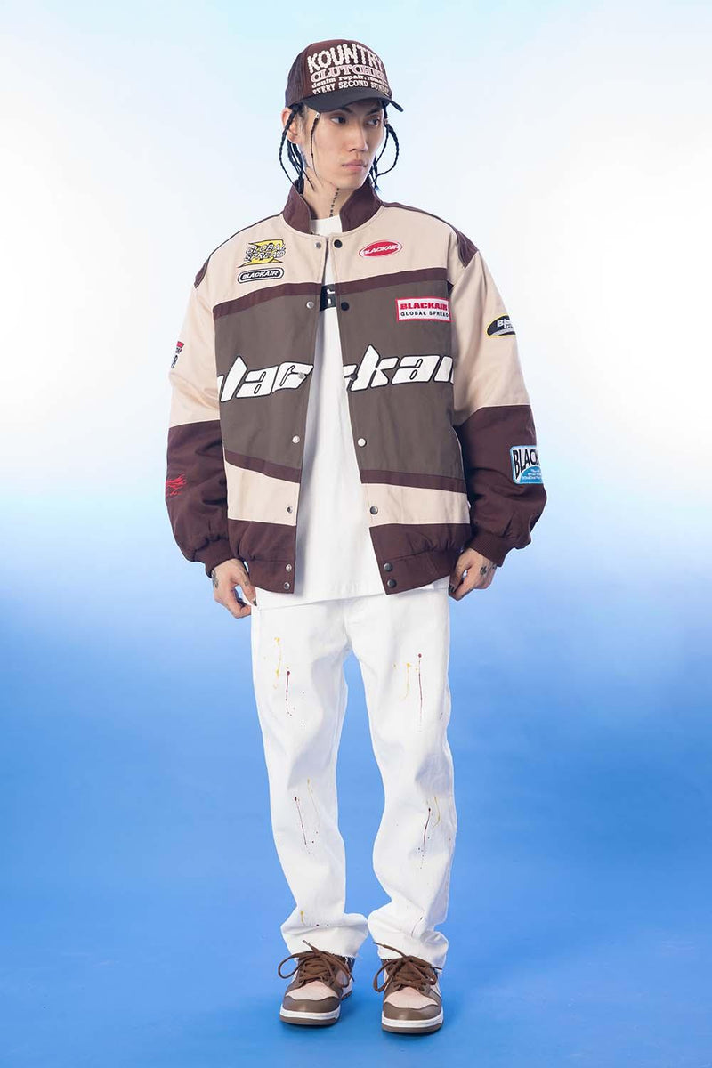 Embroidery Thicken Racing Motosports Jacket L319-1 - UncleDon JM