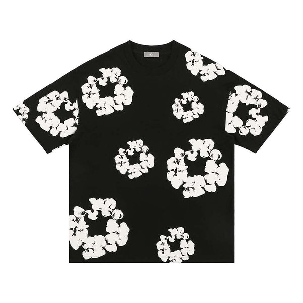 Floral Foam Printed T-shirt E626 - UncleDon JM