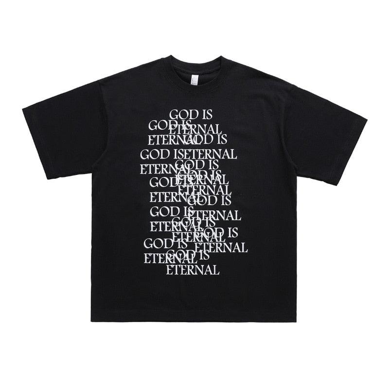 Gothic Print Off Shoulder Men T-shirt VT0290 - UncleDon JM