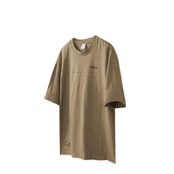Spliced Cotton Oversized T-shirt 2469S23 - UncleDon JM
