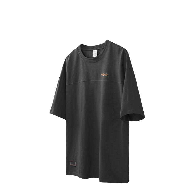 Spliced Cotton Oversized T-shirt 2469S23 - UncleDon JM