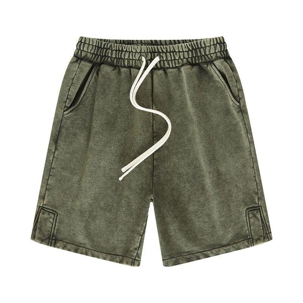 Washed Vintage Split Shorts 5 Colours Pick S3036 - UncleDon JM